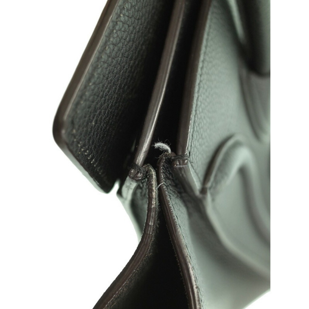 Celine Handbag Shopper Tote Calfskin Leather Shoulder - Picture 6 of 9